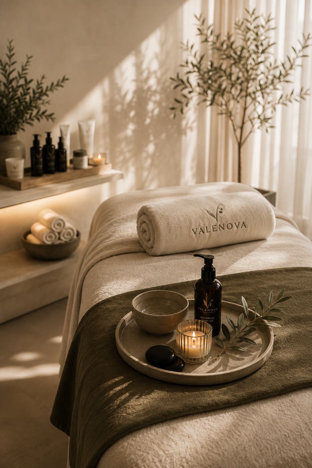 THE VALENOVA CUSTOM FACIAL AND MASSAGE EXPERIENCE
